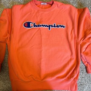 ⭐️BOGO50⭐️ Champion Sweatshirt Bright Orange/Pink